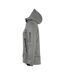 Womens/ladies Grayland Padded Jacket Anthracite Melange Clique-3