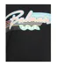 Mens Paris Retro Logo T-shirt Black Balmain-4