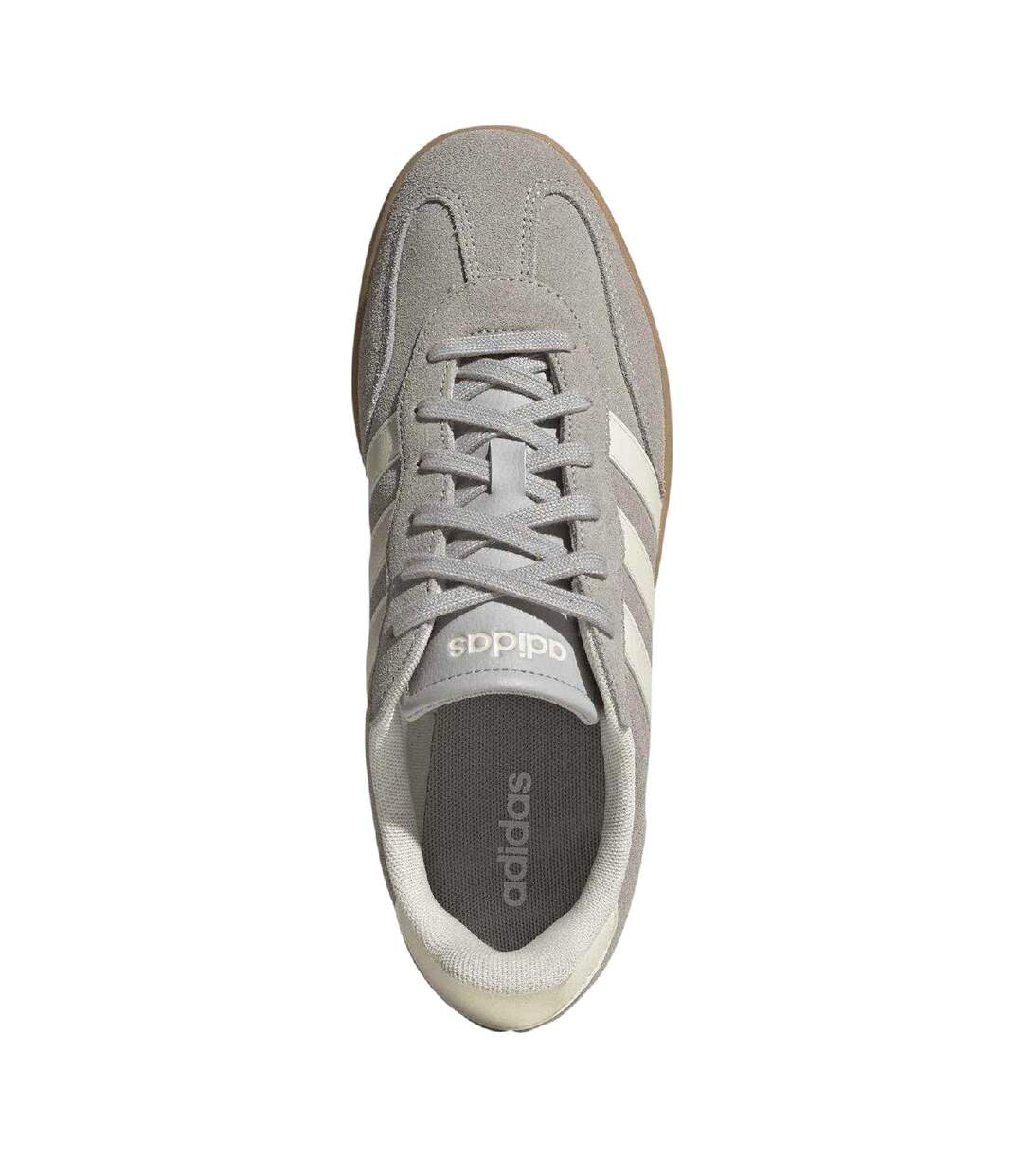 Mens Barreda 99 Suede Flat Trainers Grey Cream Adidas-4