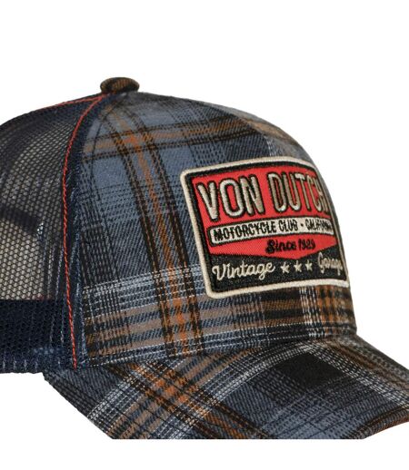 Casquette baseball  à carreaux avec patch Carrreaux09 Vondutch