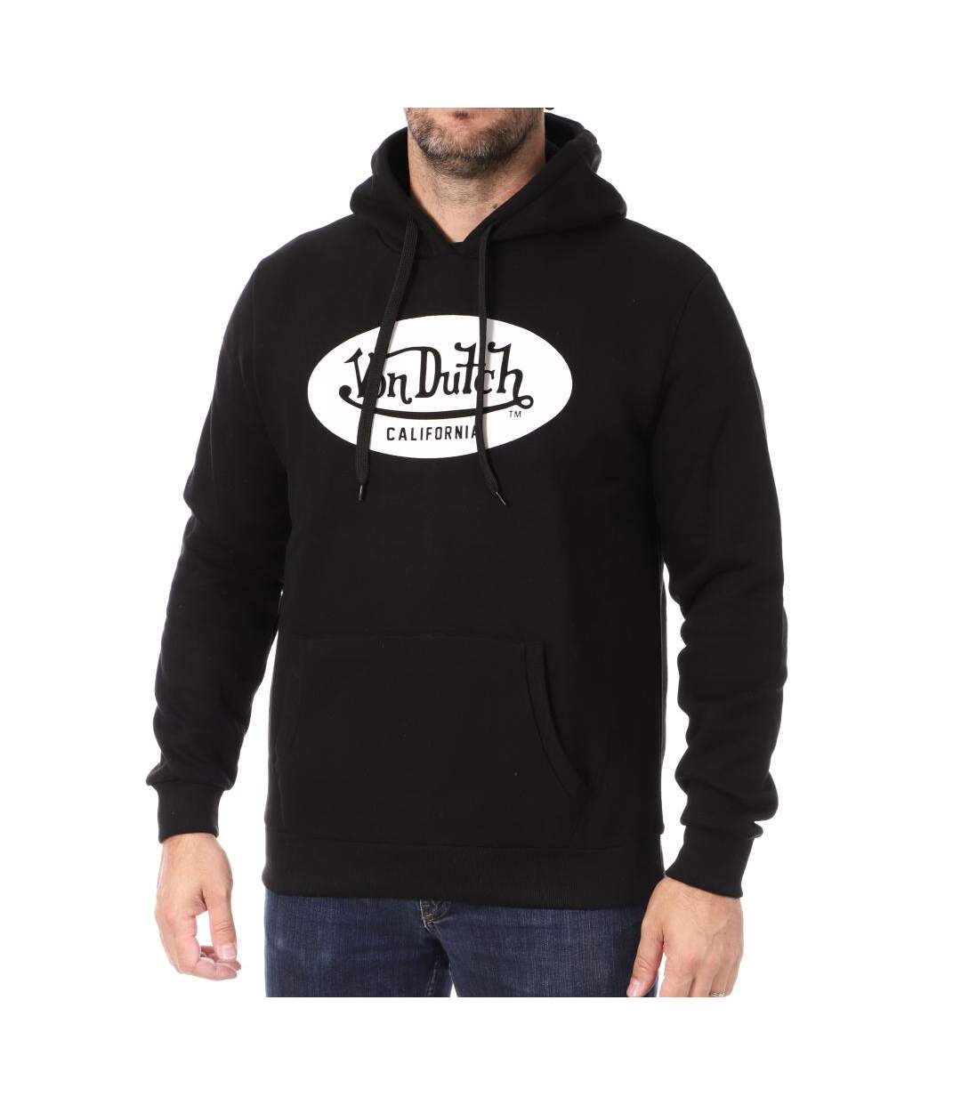 Sweat noir homme von dutch origi-1