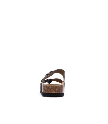 Sandales noires femme chattawak orphée