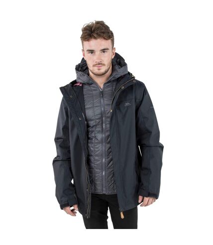 Trespass Veste imperméable pour hommes Enthusiasts (Noir) - UTTP4601