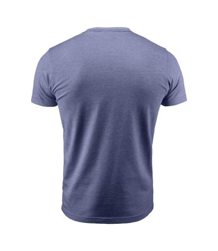 T-shirt Homme Bleu Chiné Chiné James Harvest