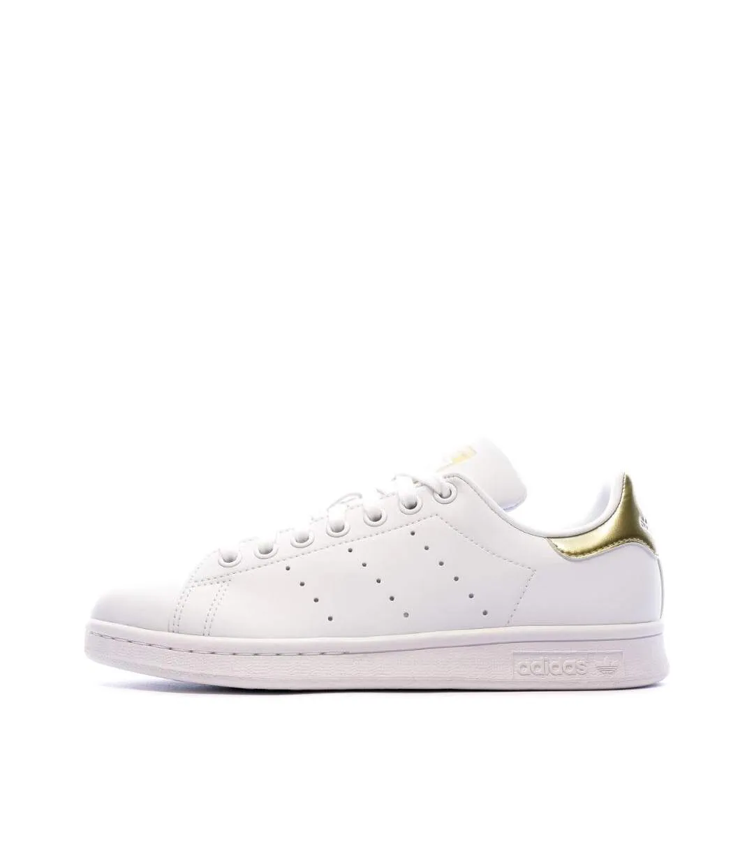 Stan smith baskets blanches /dorées femme adidas-1