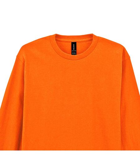T-shirt Manches Longues Sécurité Ultra Homme Orange Vif Gildan