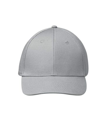 Bahamas Cotton 6 Panel Baseball Cap Silver MidOcean