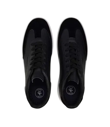 Mens Suede Trainers Black Original Penguin