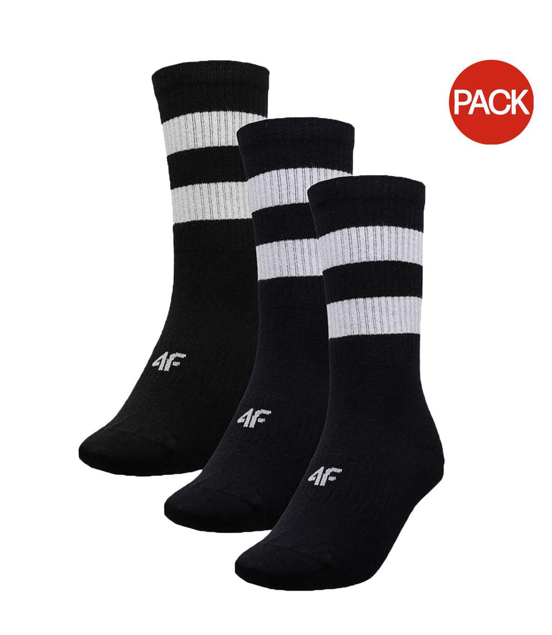 Chaussettes U206 Homme Noir 4F-1