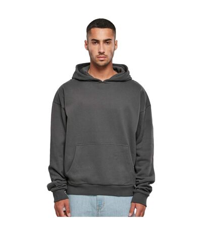 Mens Ultra Heavyweight Hoodie Dark Grey Build Your Brand