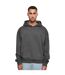 Build Your Brand Mens Ultra Heavyweight Hoodie (Dark Grey)