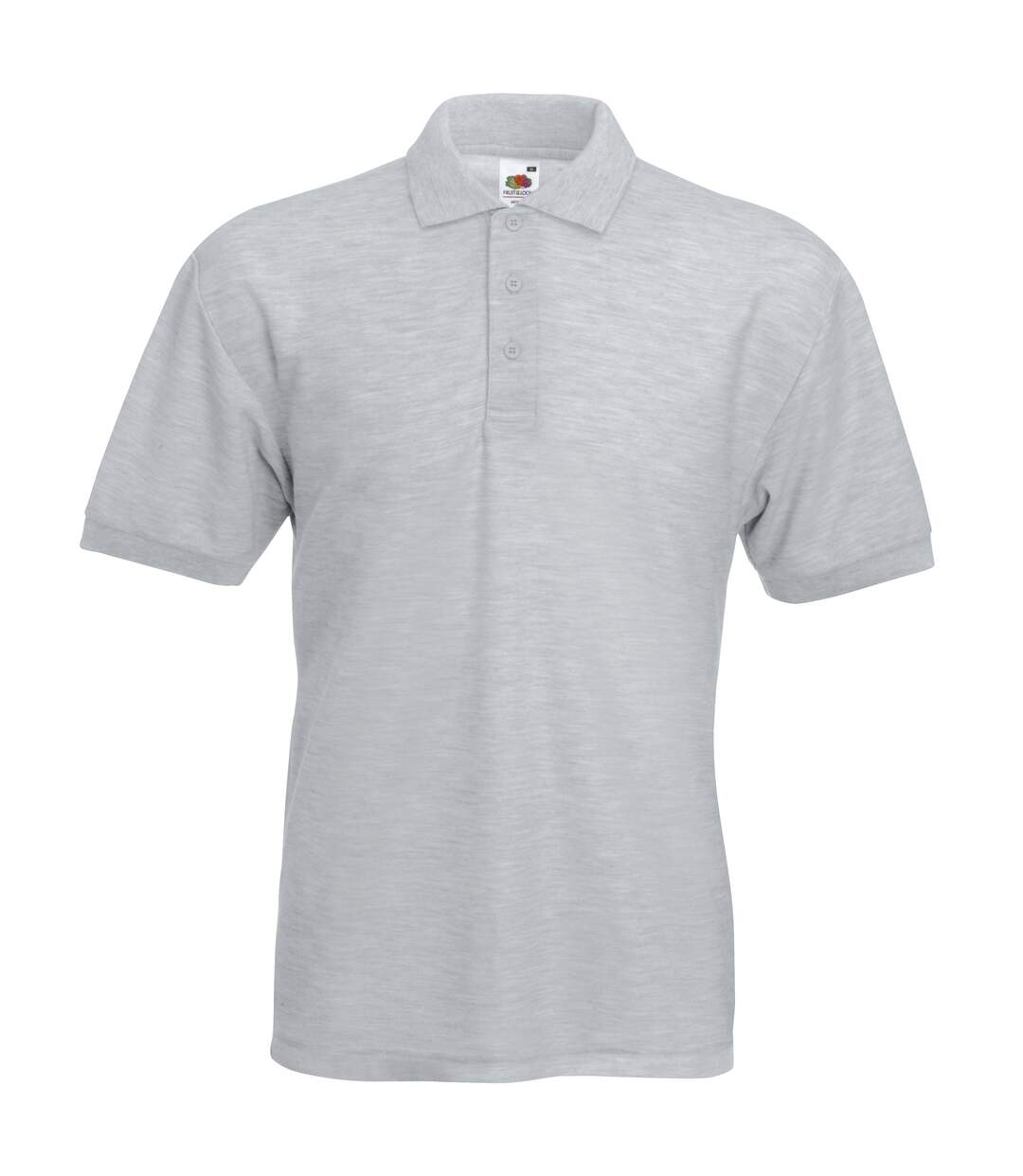 Fruit Of The Loom Mens 65/35 Pique Short Sleeve Polo Shirt (Heather Gray)