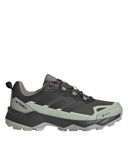 Mens Terrex Skychaser Ax5 Gore-tex Hiking Shoes Carbon Grey Green Adidas