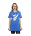 Disney Femme/Les femmes Fée Clochette Christmas Fairy Coton Boyfriend T-Shirt (Bleu royal) - UTBI46450-2