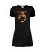 Amplified Womens/Ladies Low David Bowie T-Shirt Dress (Charcoal)