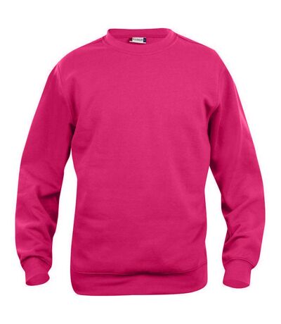 Sweat basic adulte rose vif Clique