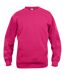 Sweat basic adulte rose vif Clique