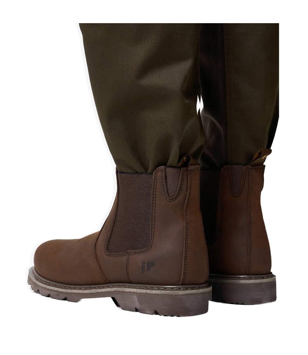 Mens Leather Safety Dealer Boots Brown Jack Pyke-2
