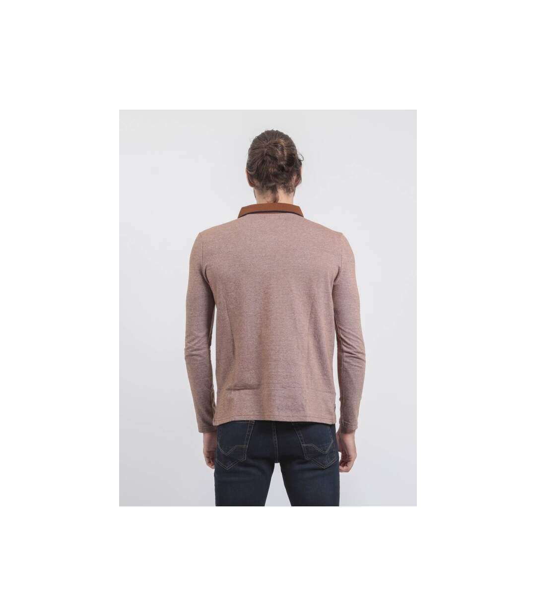 Polo manches longues pur coton PIWANGA-2