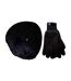 Mens Fleece Lined Thermal Hat & Glove Set for Winter-1