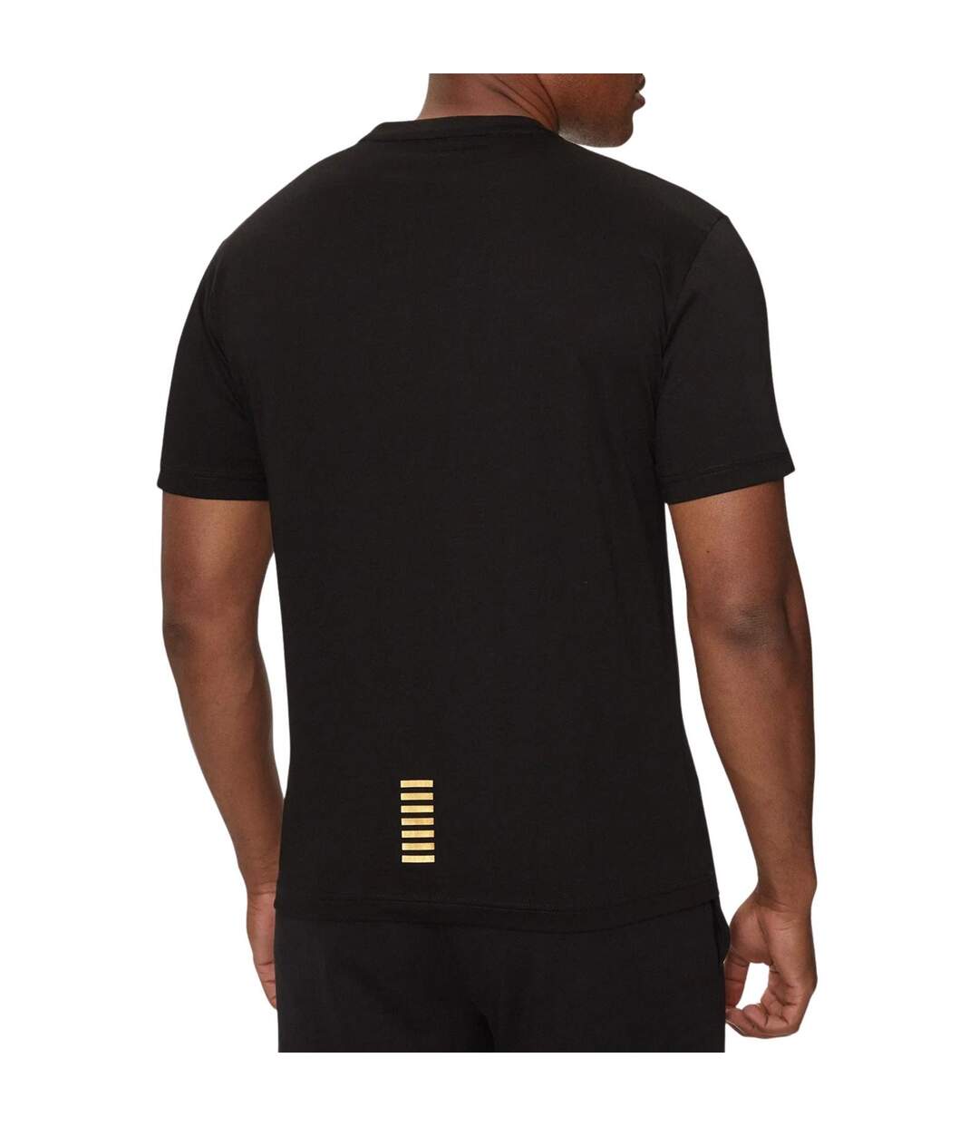 T-shirt Homme Noir Jaune Or Emporio Armani EA7-2