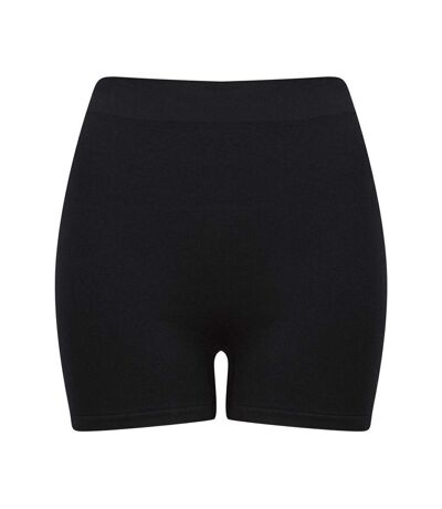 Womens/ladies seamless shorts black Tombo