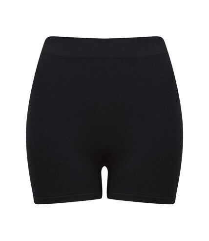 Womens/ladies seamless shorts black Tombo