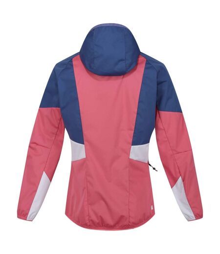 Womens/ladies Tarvos V Colour Block Lightweight Soft Shell Jacket Fruit Dove Dusty Denim Regatta