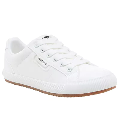Womens/ladies Cheery Canvas Low Pumps White Rocket Dog
