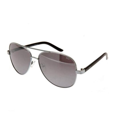 Wales RU Unisex Adult Aviator Sunglasses (Black/Silver) (One Size)