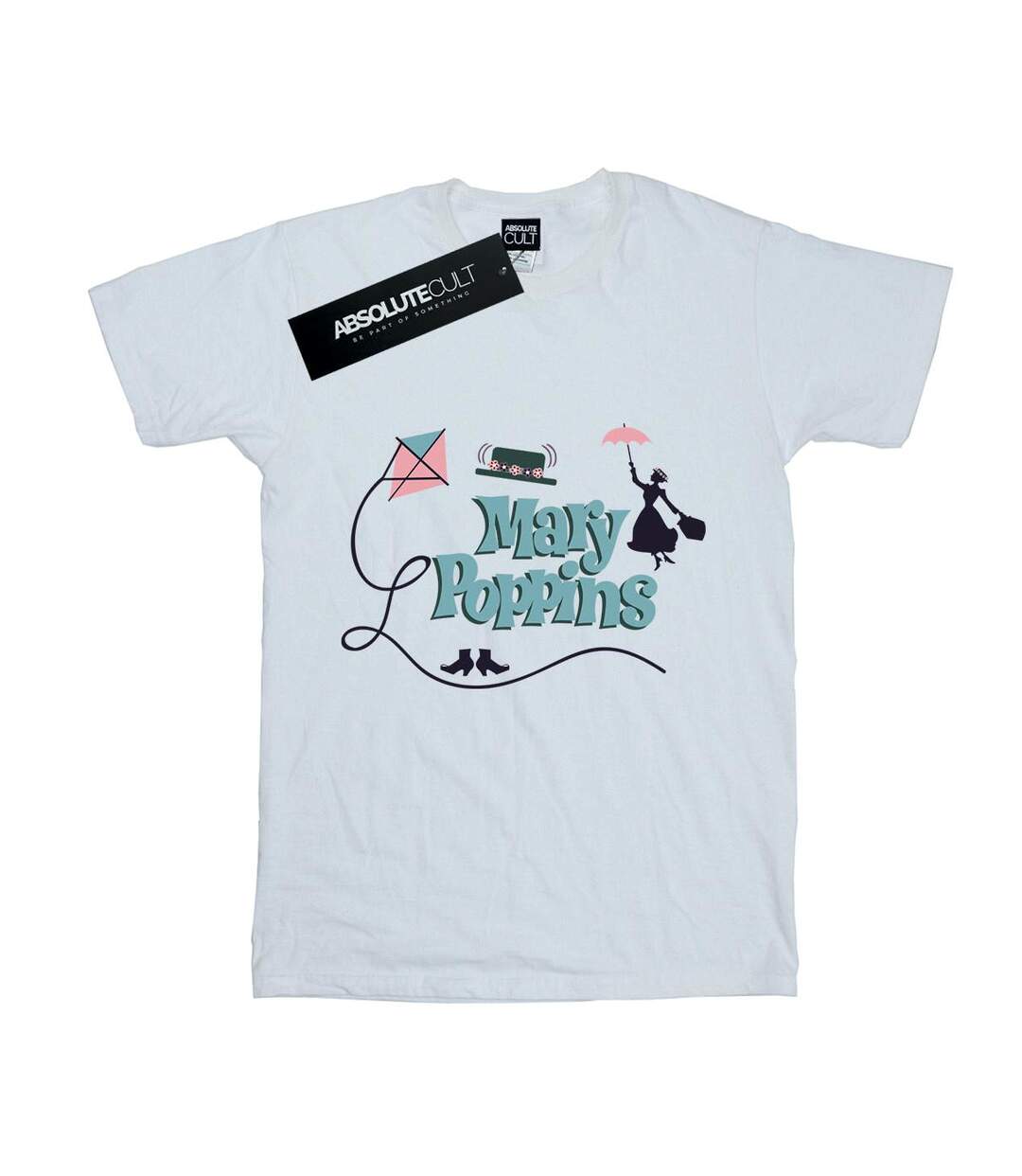 Disney - T-shirt MARY POPPINS LOGO - Femme (Blanc) - UTBI16812-1