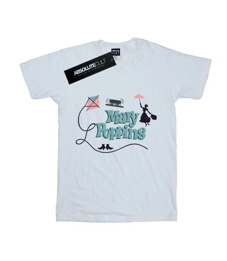 Disney - T-shirt MARY POPPINS LOGO - Femme (Blanc) - UTBI16812