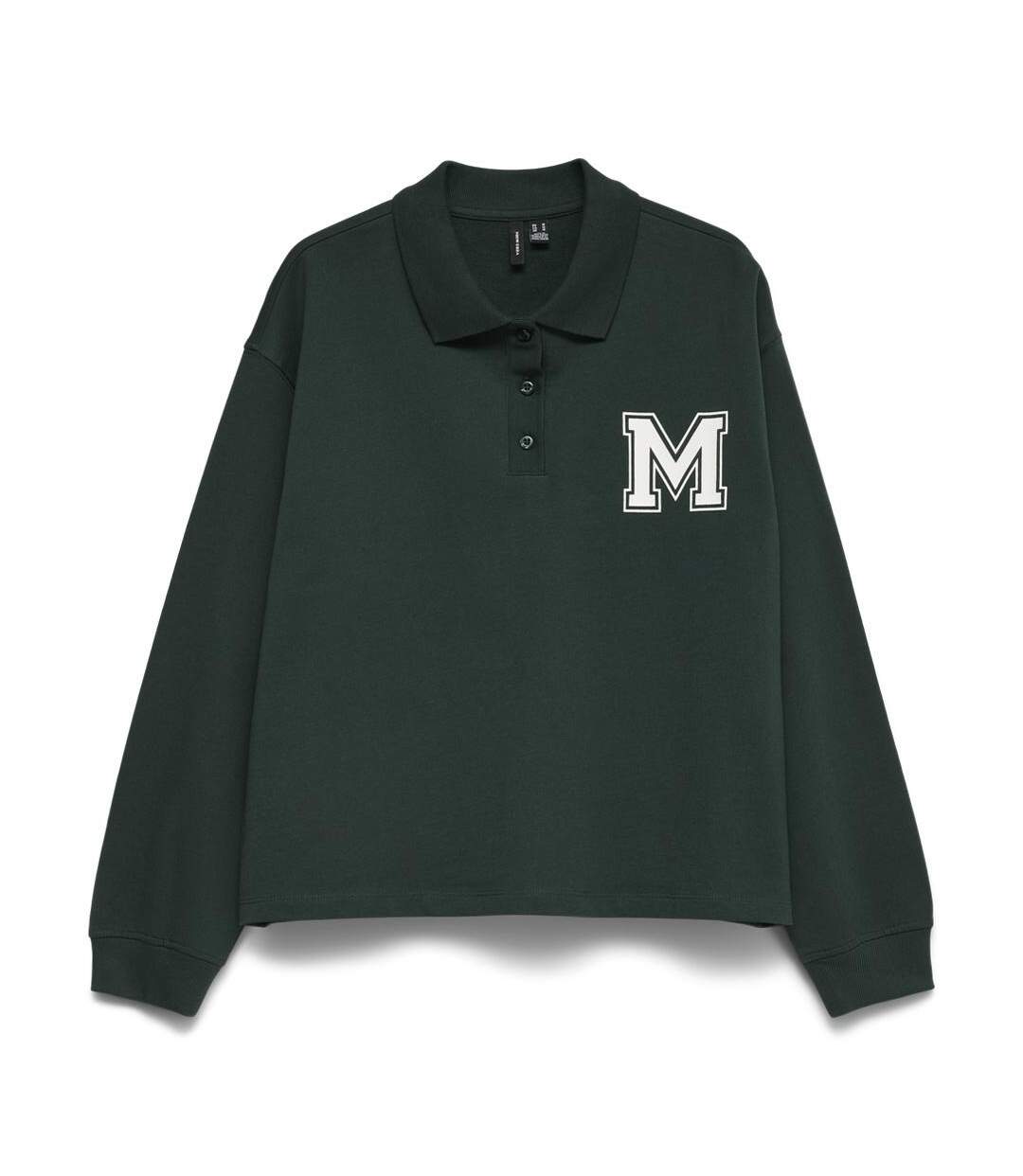 Polo vert femme vero moda vmfotaia-1