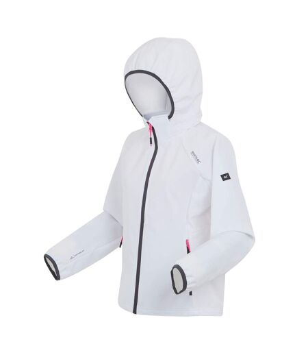 Veste Softshell Bourda Femme Blanc Gris Phoque Regatta