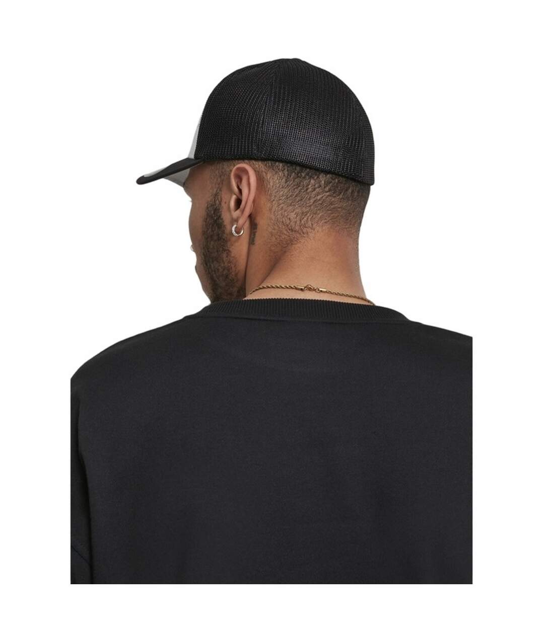 Casquette De Baseball Blanc Noir Flexfit-2