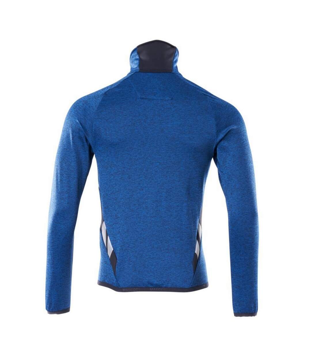 Mens Accelerate Fleece Jacket Azure Blue Dark Navy Mascot-2