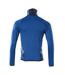 Mens Accelerate Fleece Jacket Azure Blue Dark Navy Mascot-2