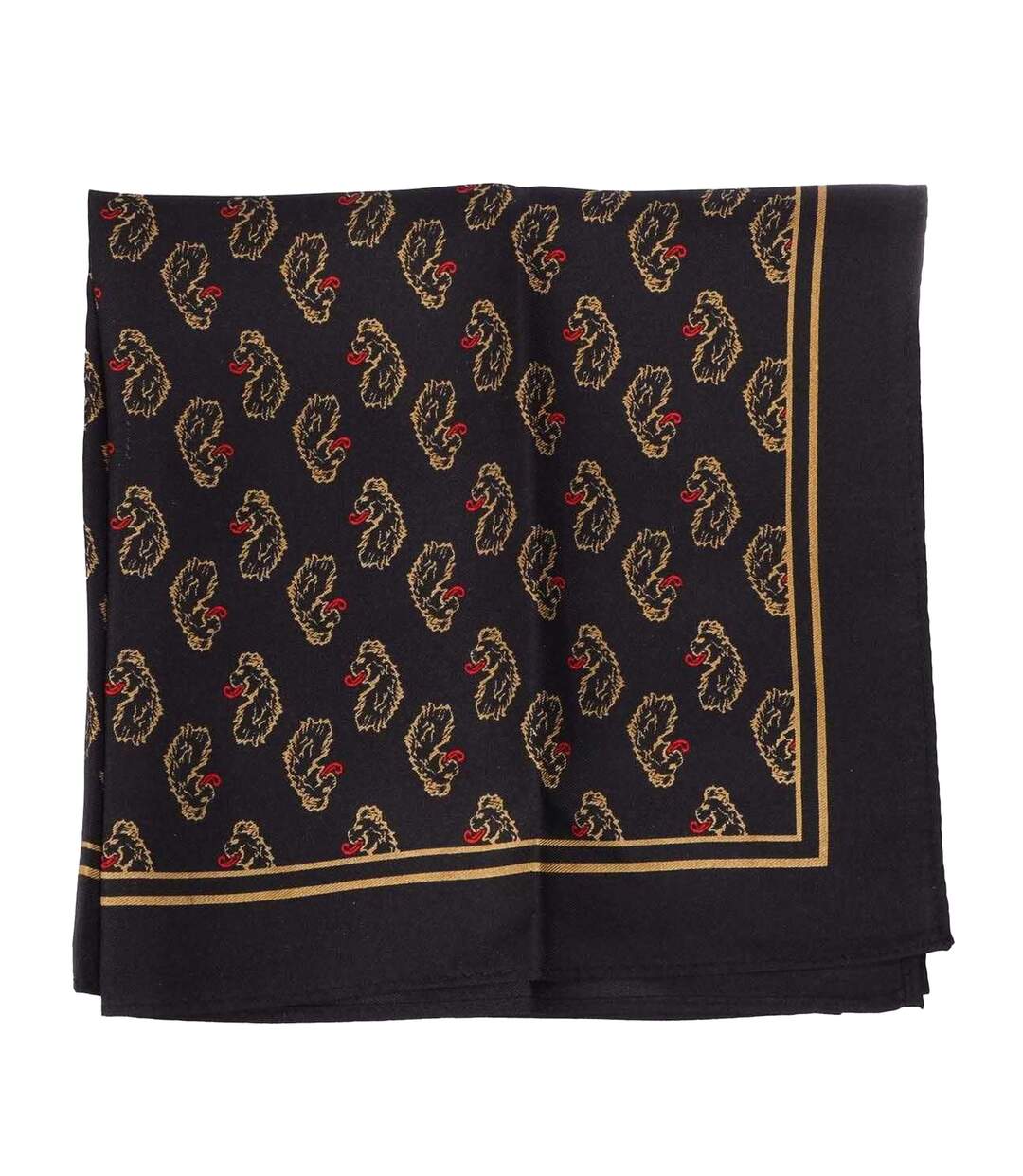 Mens Handkerchief One Size Black Red Luke 1977-1
