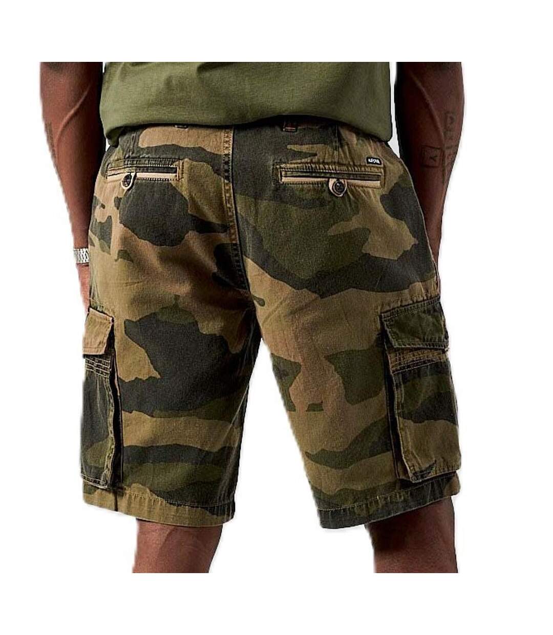 Short kaki à motifs homme kaporal 3m81 marco-2