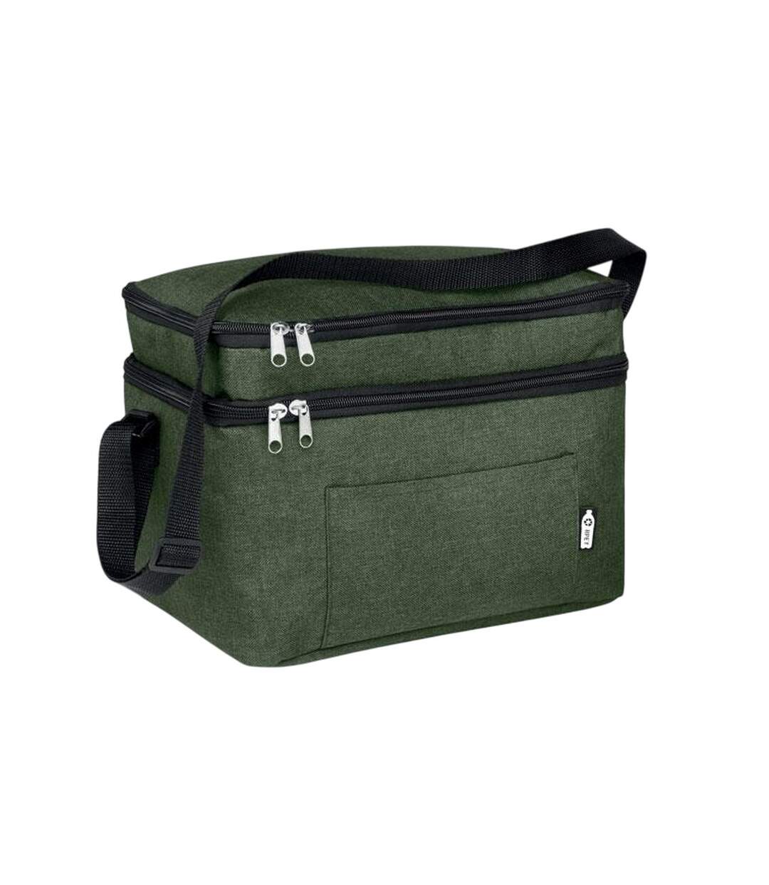Icecube rpet cooler bag 25cm x 30cm x 20cm dark green MidOcean-1