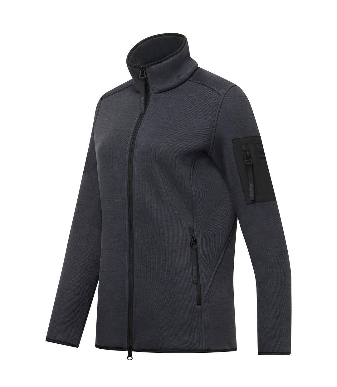 Veste Polaire Unie Col Montant Karmila Femme Noir Regatta-4