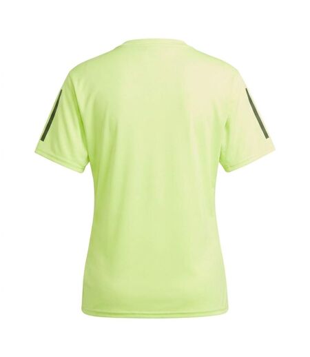 T-shirt Own The Run Femme Citron Adidas