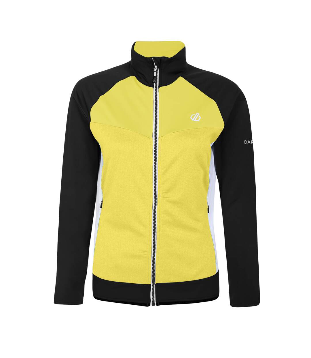 Womens/ladies Elation Ii Core Stretch Recycled Fleece Yellow Plum Black Dare 2B-1