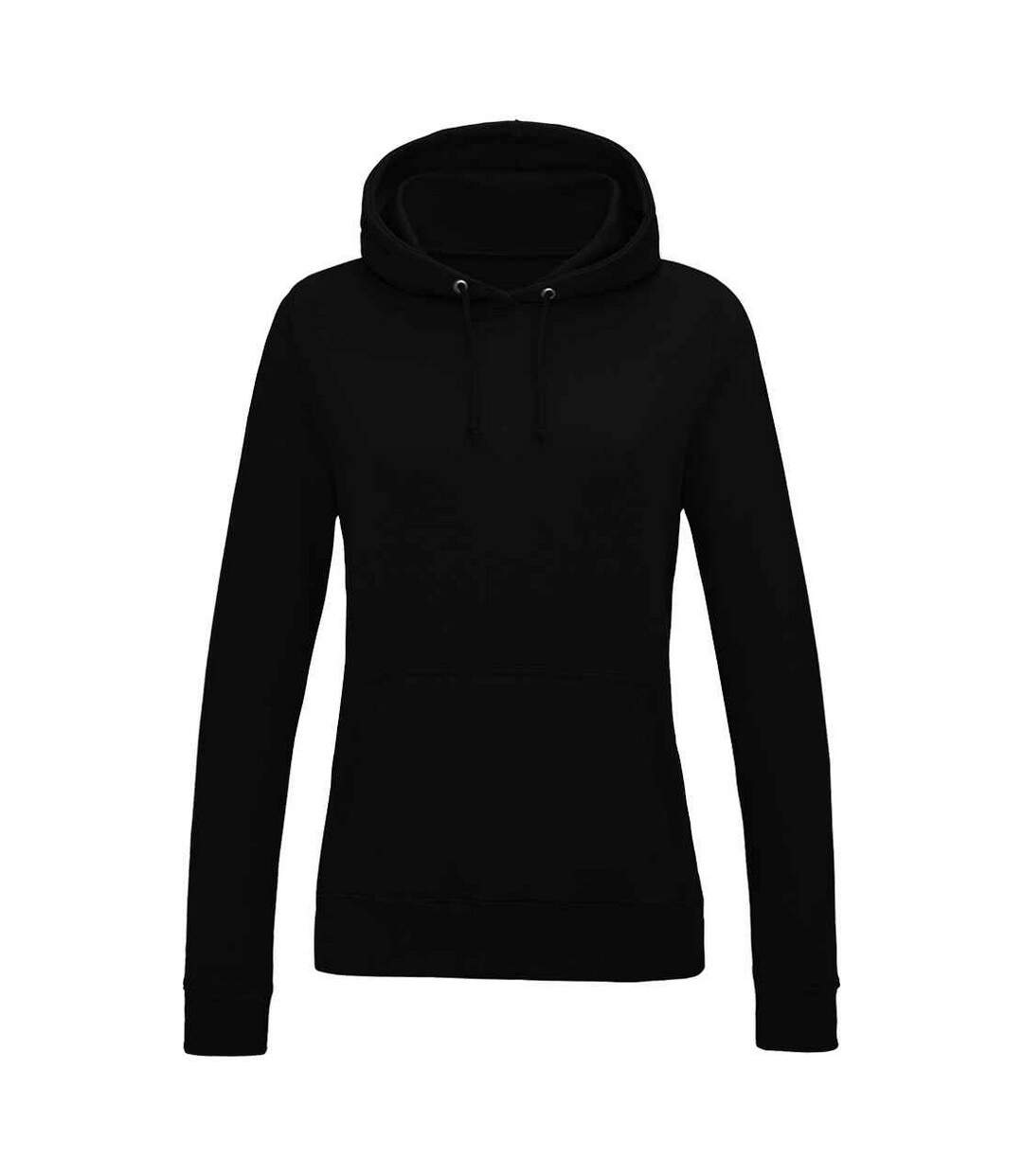 Sweat À Capuche College Femme Noir Awdis-1