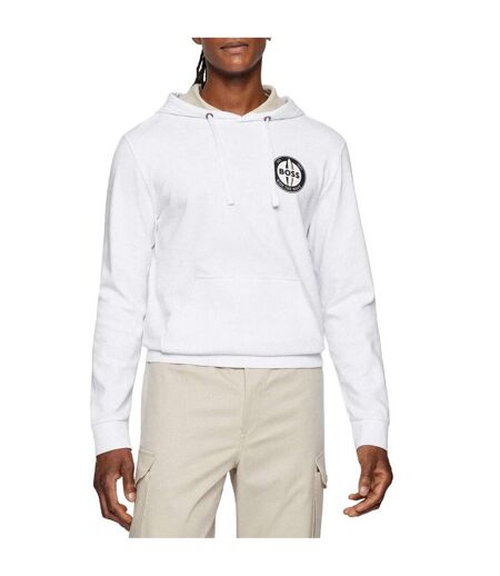 Sweat À Capuche Sewin Homme Blanc Boss