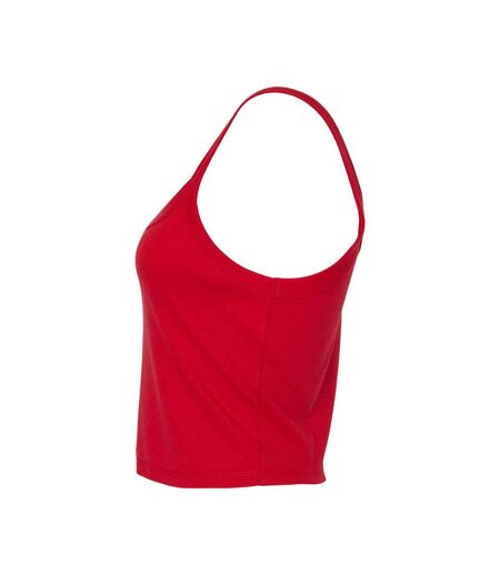 Débardeur femme rouge uni Bella + Canvas