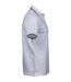 Mens Luxury Stripe Polo Shirt White Navy Tee Jays-3