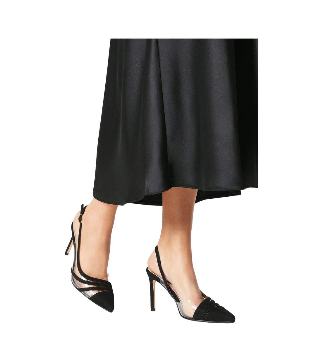 Sandales detroit femme noir Dorothy Perkins-3