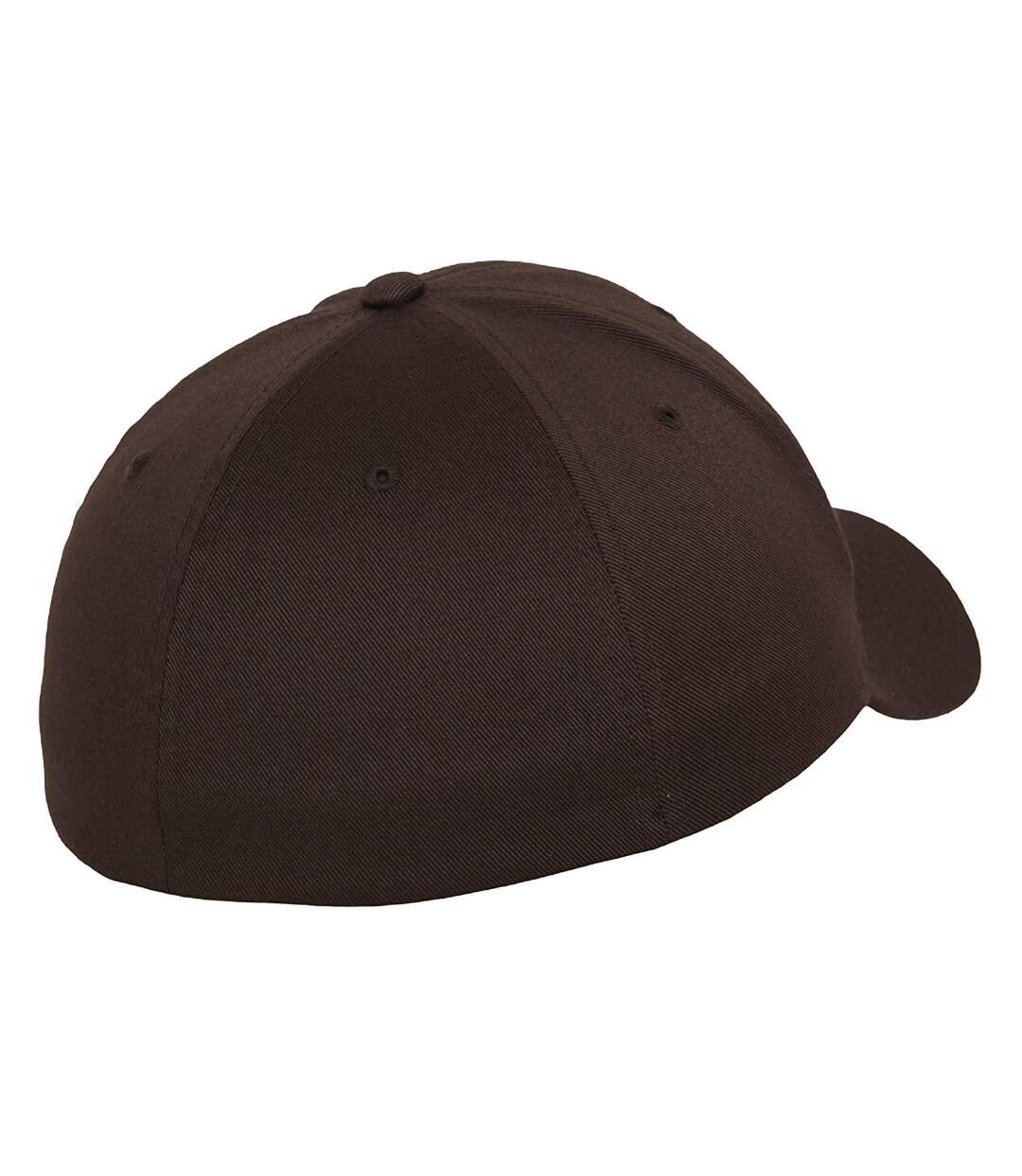 Casquette peignée wooly unisexe marron Flexfit