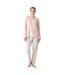 Winter pajamas long sleeve velvet JJB4 women